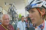 Andy et Johny Schleck après la onzième étape du Tour de France 2008